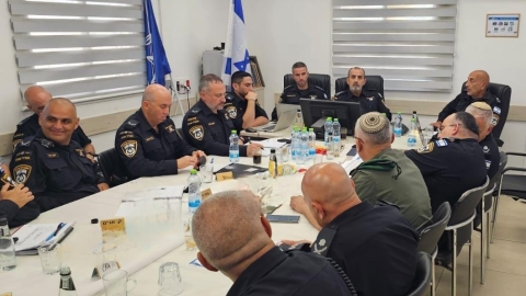 דיון בתחנת לוד עם מפכ"ל המשטרה ועם ממ"ז מרכז - פלילים ברמלוד נט