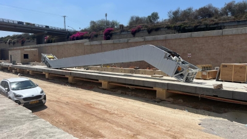 רמלה: התקנת דרגנועים בתחנת רמלה דרום בפרויקט מסילת 431 - חדשות רמלה ברמלוד נט
