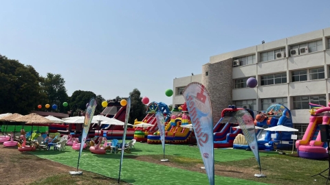 חגיגת קיץ רטובה לקהילה התורנית-חרדית בשדות דן  פארק המים הגיע השבוע לשדות דן והעניק חוויית קיץ מיוחד - חדשות שדות דן ברמלוד נט