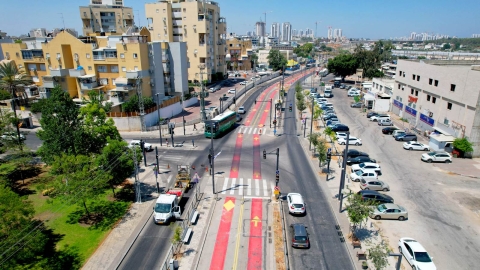לוד על הנתיב המהיר: נפתח נתיב התחבורה הציבורית הראשון בלוד לתנועת האוטובוסים - חדשות לוד ברמלוד נט