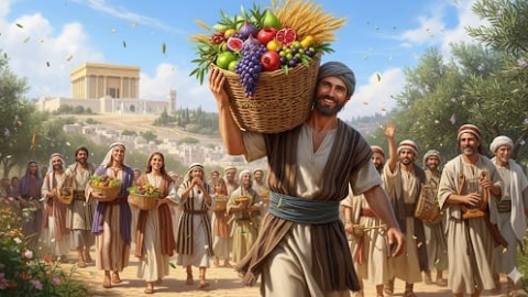 פרשת השבוע 'כי תבוא'-להיות בשמחה תמיד - יהדות פותח את ידיך ברמלוד נט