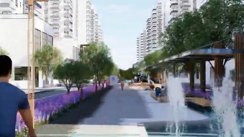 השדרה החדשה יוצאת לדרך: באר יעקב מתחילה בהקמת שדרת העסקים המרכזית ברובע האקליפטוס - חדשות באר יעקב ברמלוד נט