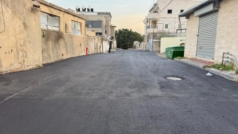 עבודות הקרצוף והריבוד ברחוב בר יוחאי לקראת סיום - חדשות רמלה ברמלוד נט