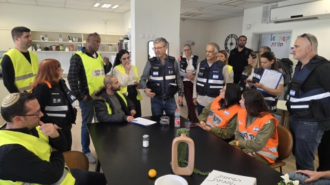 בעיצומה של המערכה: רמלה מתרגלת פגיעת טיל ופתיחת מרכז משפחות - חדשות רמלה ברמלוד נט