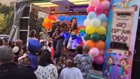 שמחת פורים מגיעה לשכונות: באר יעקב משמחת את הילדים גם בימי המלחמה - חדשות באר יעקב ברמלוד נט