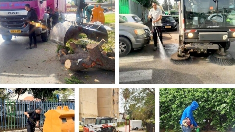 נערכים לפסח בלוד: מתגברים ניקיון, פינוי אשפה ואכיפה - חדשות לוד ברמלוד נט