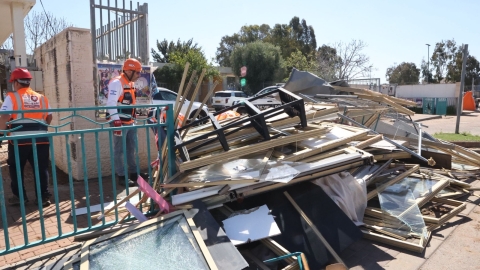לאחר הפגיעה בשכונת האומנים: רמלה מאיצה את שיקום מוסדות החינוך - חדשות רמלה ברמלוד נט